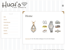 Tablet Screenshot of huchsfinejewelry.com